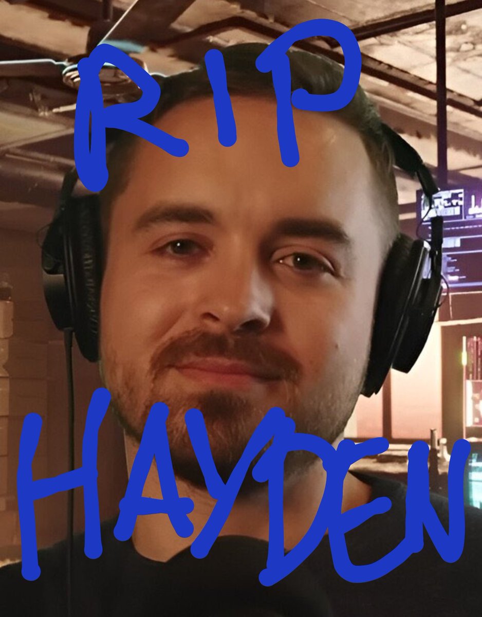 valuationgod's tweet photo. #RIPHAYDEN #RIPDAVIS
RIP LIBRA BOY ♎ HAYDEN DAVIS 🕊️
https://t.co/el5zXnmxmA
Don't press F, support OG CA that predicted the future 3 days ago 👇
$RIPDAVIS
9jRnvT1vwmnkeKxfj7W8HMTJbLaK1Fsjz9tLneNQpump https://t.co/FMvYrraWf8