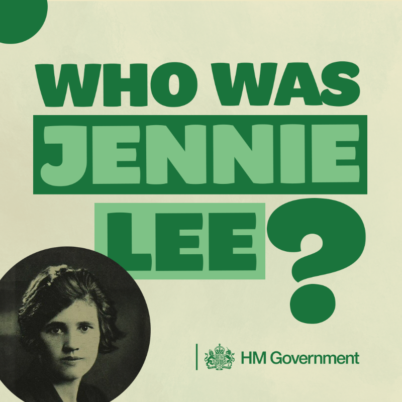 DCMS's tweet photo. This afternoon @lisanandy is speaking at @TheRSC marking Jennie Lee’s groundbreaking Arts White Paper of 60 years ago, shaping the cultural landscape we know today

But who is Jennie Lee ⤵️