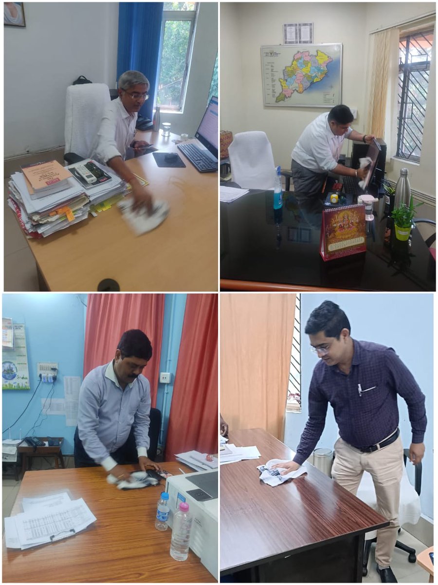 FciOdisha's tweet photo. Under Swachhta Pakhwada, the special cleanliness drive, the Officers/Officials of Regional Office, Bhubaneswar participated in the cleanliness drive with full enthusiasm.
#SwachhataPakhwada2025 #CleanIndia #FCIForCleanliness #FCI #India
@FCI_India
@EastFci https://t.co/rTDw29wsp8