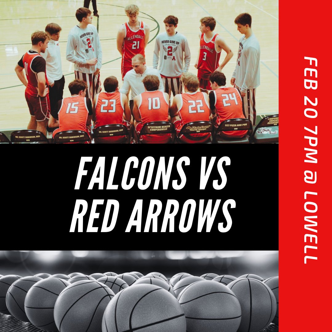 Tonight is Allendale’s boys varsity last regular season game…. Districts begin next week.