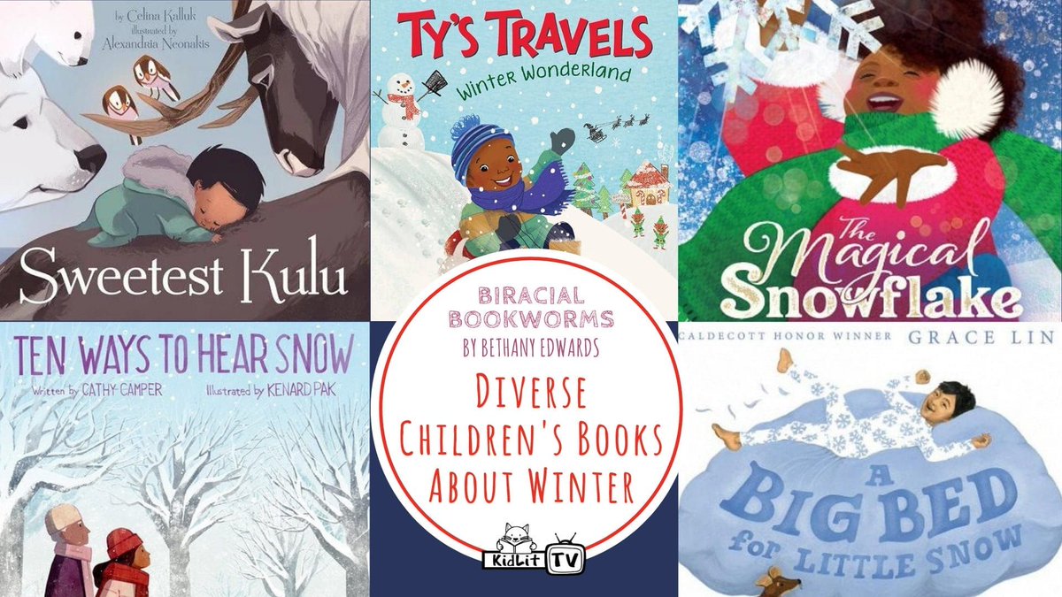 Diverse children's books about winter, via <a href="/KidLitTV_NYC/">KidLit TV</a> &amp; @BiracialBooks 

buff.ly/3QgNkEI

#ReadYourWorld #kidlit