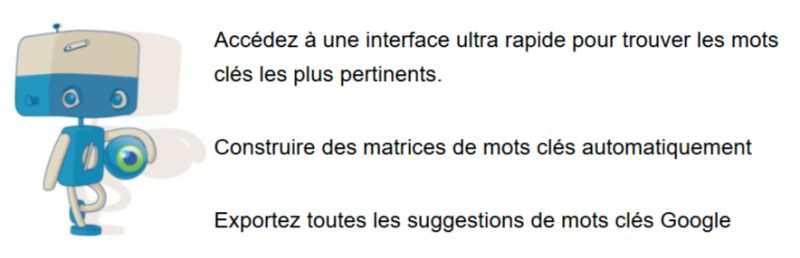 1) Plus de 200 millions de KW, plus de 20 millions de Google suggests
C'est en prod sur Oseox KEYWORDS : )

2) Maintenance programmée le 03/03 de 7H à 13H (nouveaux serveurs + migration)

3) New tool en Mars, cela sera le 14e et tout simplement notre plus gros tool ever 😊