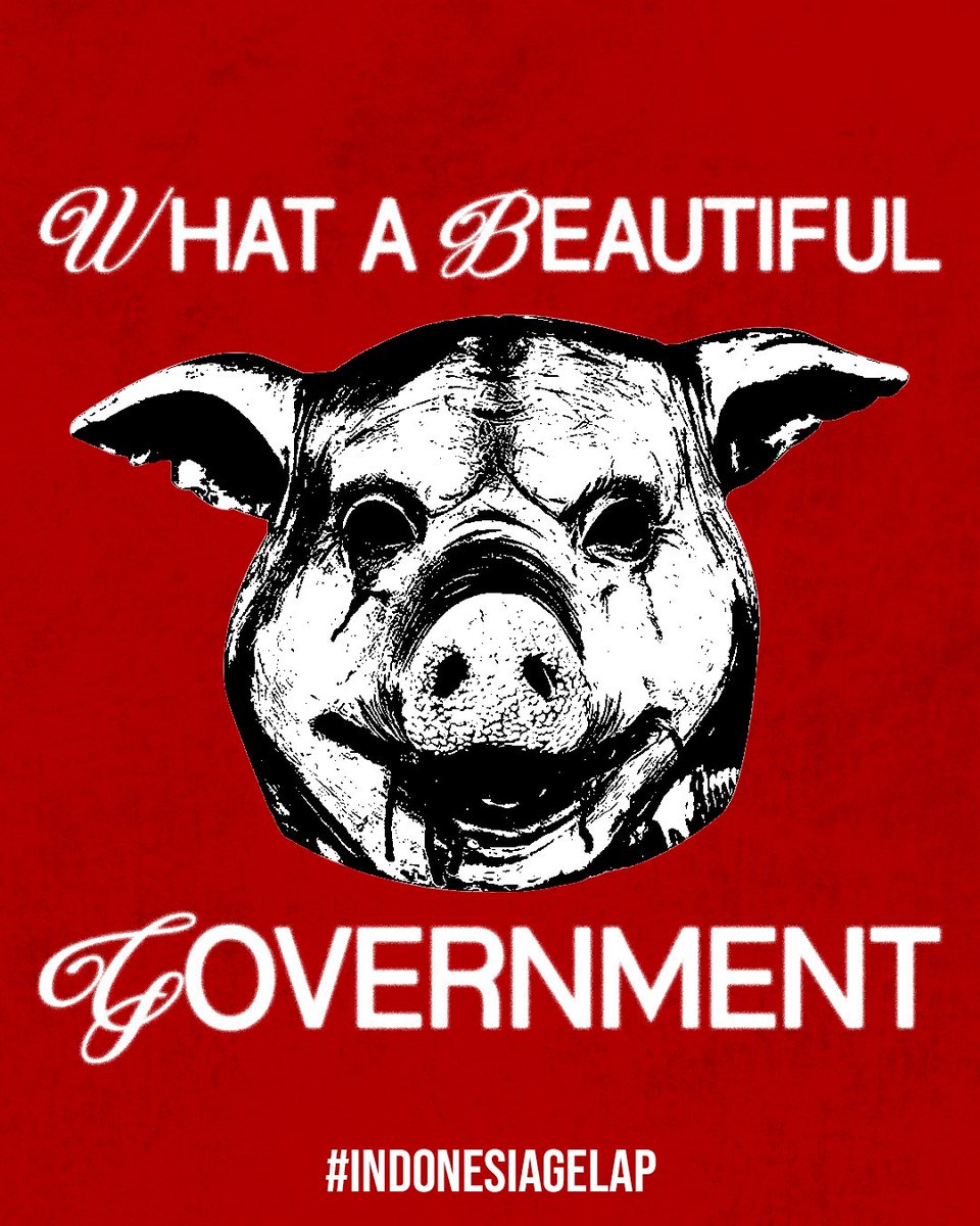 maaf telat, bener bener indah
#IndonesiaGelap #DarkIndonesia