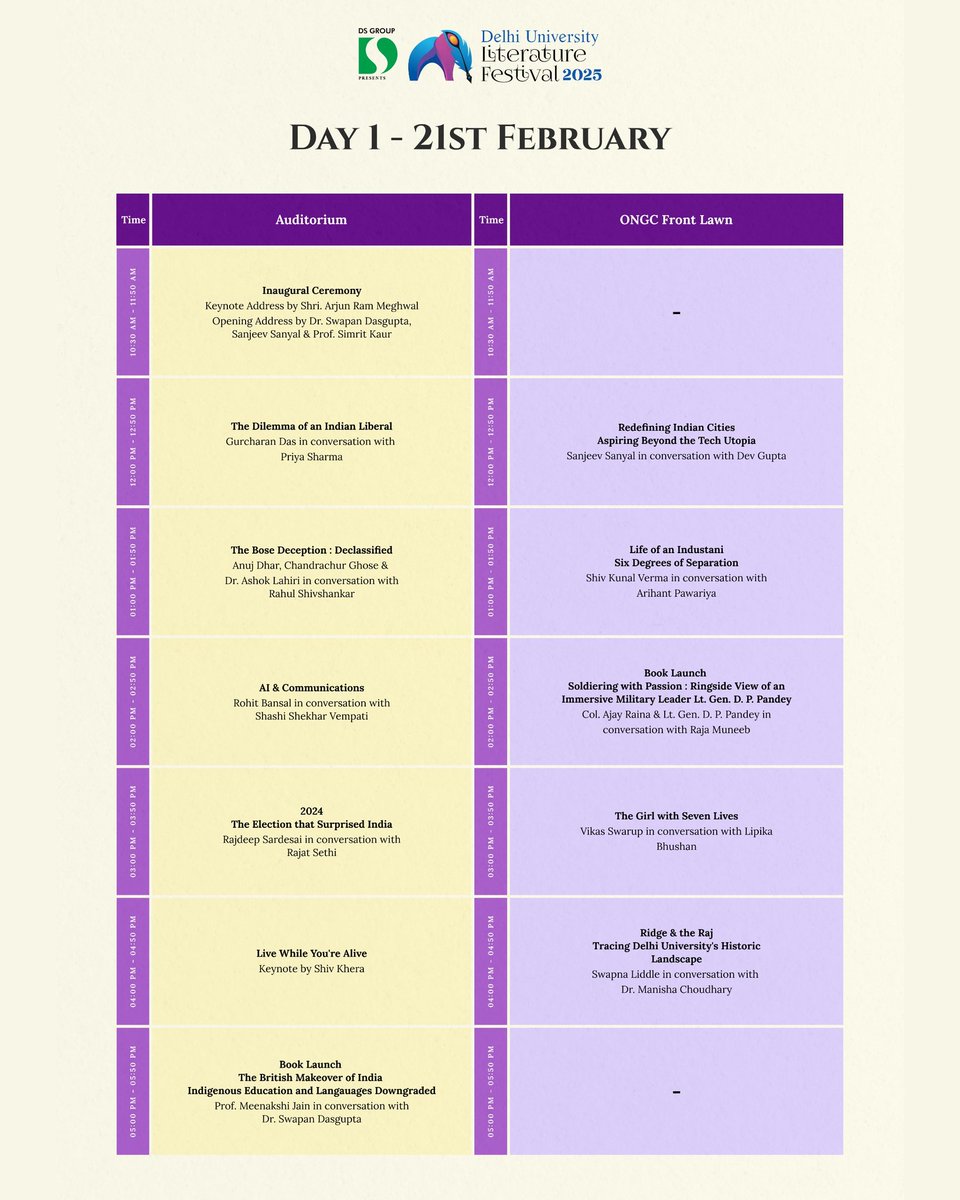 Delhi University Literature Festival tweet media