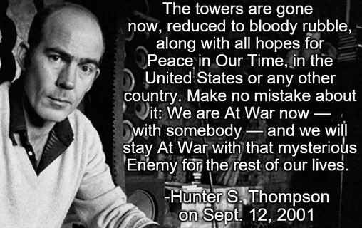 On this day, 20 years ago, we lost a generational voice. Today he’d be almost 90 years old, but his opinions of the current political climate would be scathing to say the least. RIP HST.