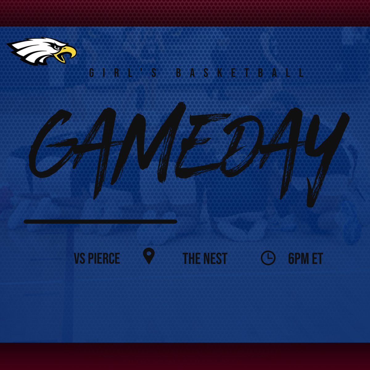 It's cold outside so let's heat up the Nest! Eagles host the Lady Jays from Pierce in round two of sub district basketball. Come and cheer loud for our girls 🦅🏀  6pm tipoff 
#ArloProud #GoEagles
