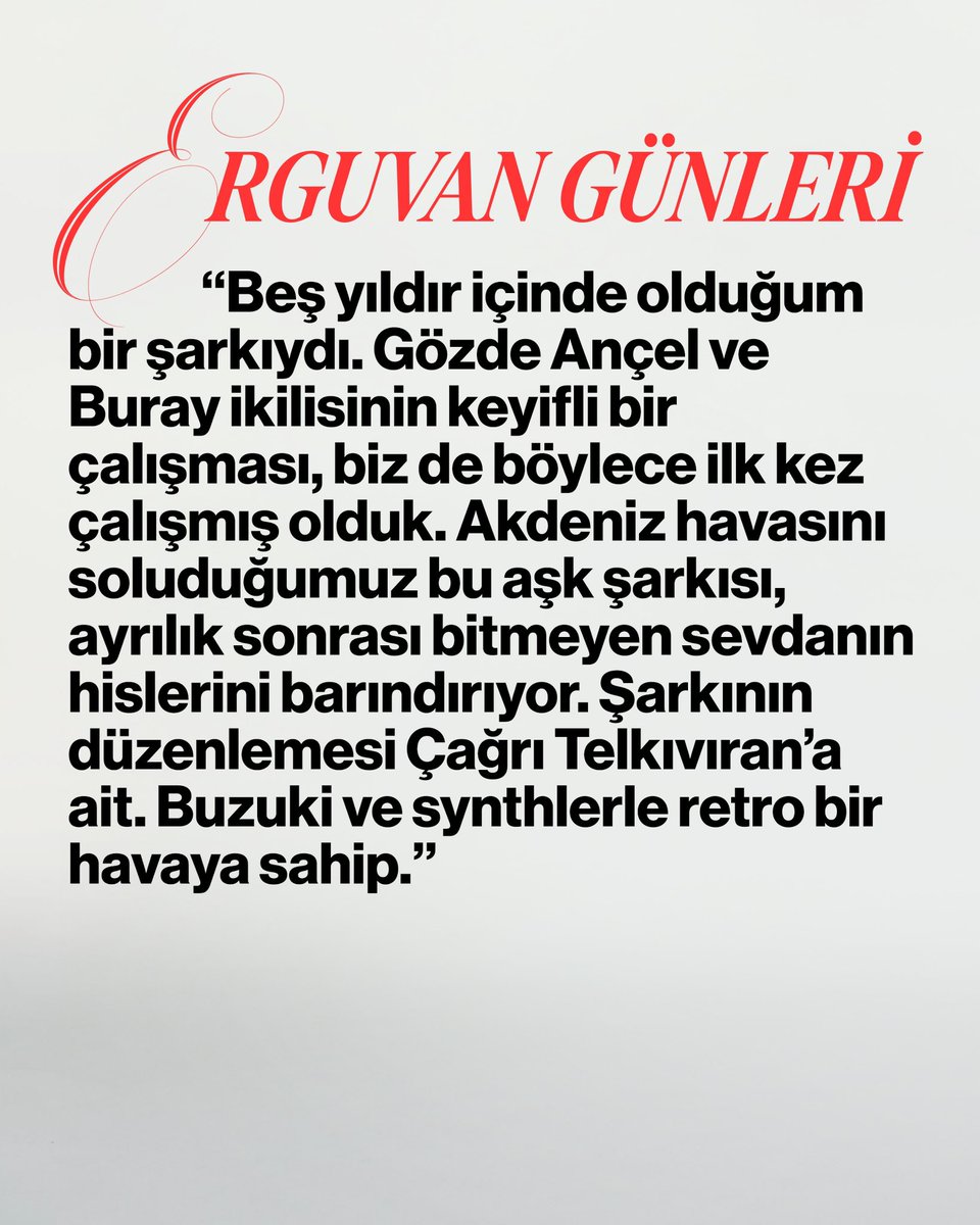 sibelcan's tweet image. Erguvan Günleri’nin hikayesi… 🌹

Lyrics: Gözde Ançel @gozdeancel 
Music: Buray &amp;amp; Gözde Ançel @Buraymusic @gozdeancel 
Producer: Çagri Telkiviran @Cagritelkiviran