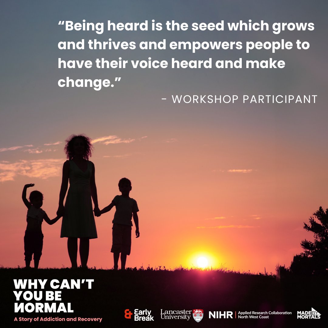 We’re all about amplifying voices that challenge stigma. In our recent 'Why Can’t You Be Normal?' workshop, parents in recovery shared their powerful stories, helping to reshape the conversation and inspire real change.

Listen to the audio story here: youtu.be/cqU3bK3hrac