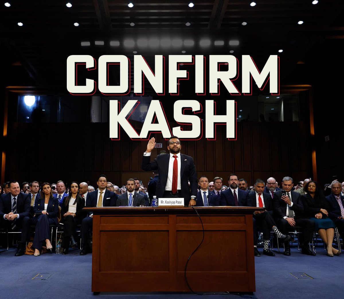 Markwayne Mullin (@senmullin) on Twitter photo Here’s the Thursday plan:
11am ET - final procedural (cloture) vote
1:45pm ET - CONFIRM <a href="/Kash_Patel/">Kash Patel</a> ✅ Here’s the Thursday plan:
11am ET - final procedural (cloture) vote
1:45pm ET - CONFIRM <a href="/Kash_Patel/">Kash Patel</a> ✅