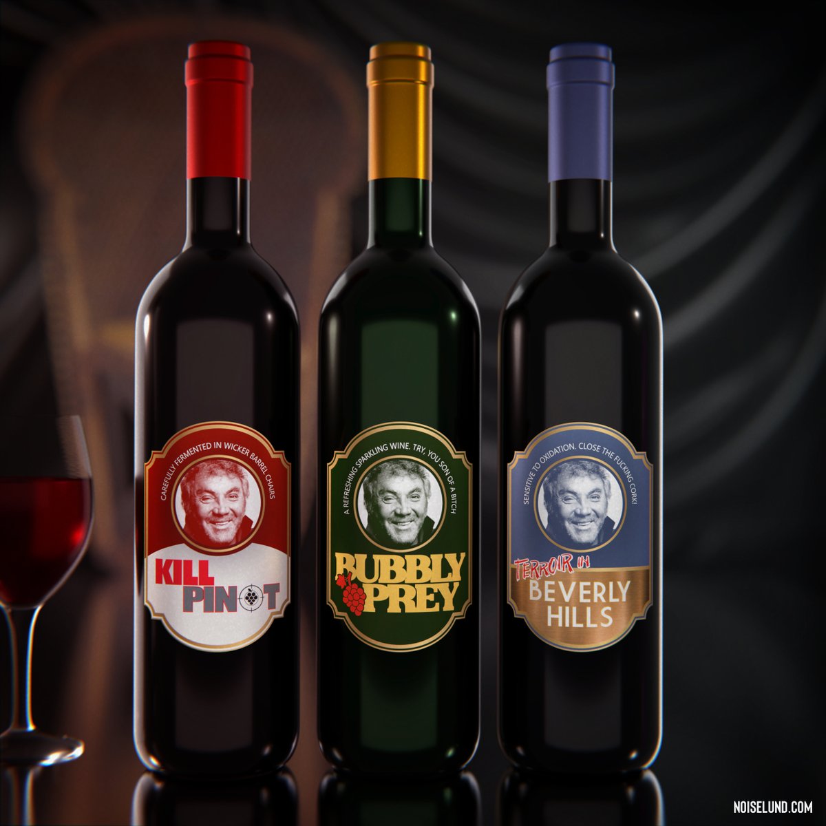 Designed some fancy Cameron Mitchell themed wines.