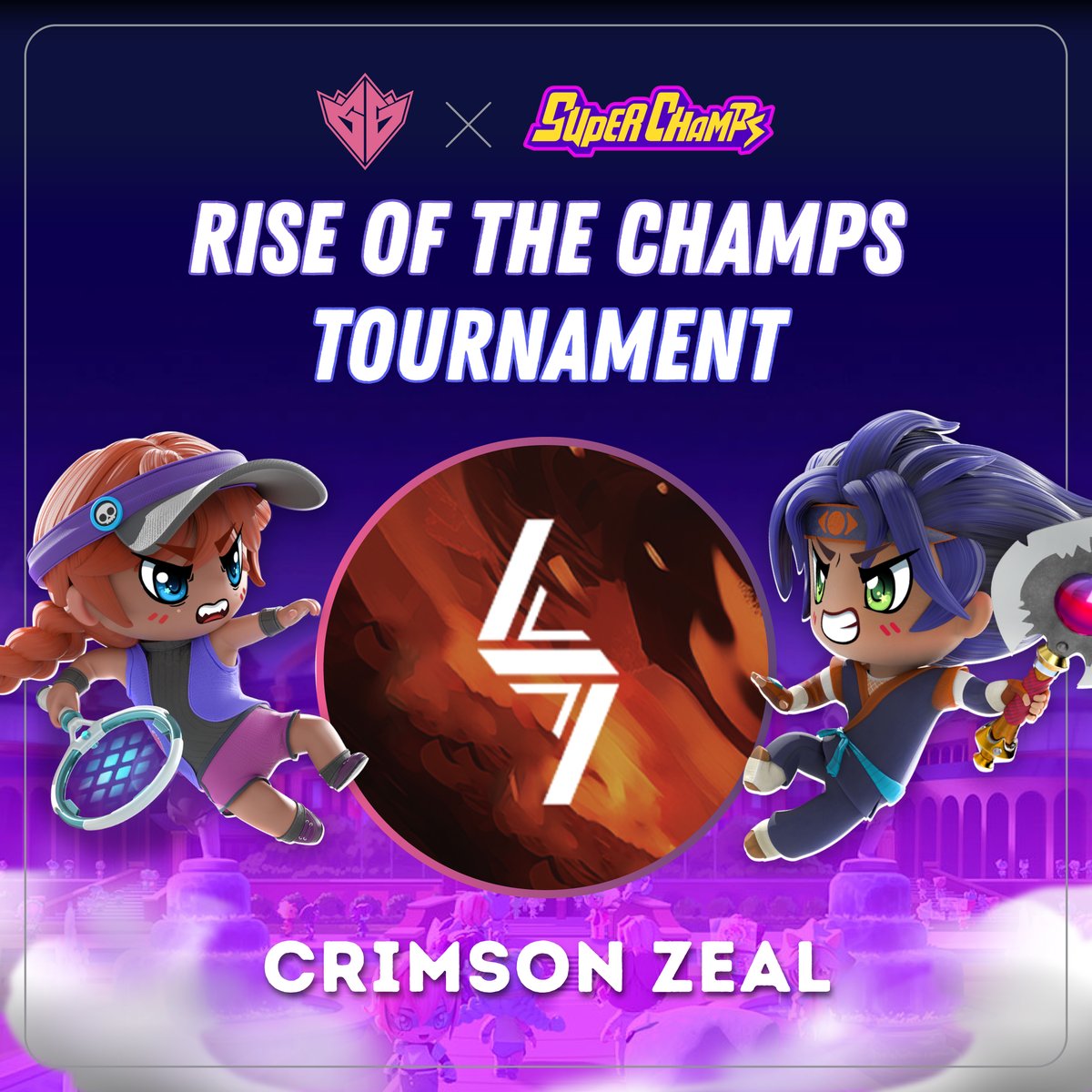 crimsonzealgg's tweet image. We're excited to announce that we'll be competing in the @SuperChampsHQ Rise of the Champs Tournament by @GamingGridx!

May the odds be in your favor, @Dr_Quackerist and @Ibenjo1!

The group stage starts tomorrow. Let's set the world on fire, Zeals! 🔥