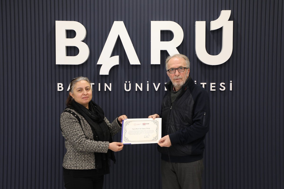 ORHAN UZUN (@uzun_orhan) on Twitter photo Köklerden geleceğe, daha güçlü Türkiye 🇹🇷
<a href="/BARU_Egitim/">BARÜ Eğitim Fakültesi</a> Dekanımız Prof. Dr. Fatma ÜNAL, Türkiye Yüzyılı Maarif Modeli çalışmaları dolayısıyla Bakanımız Prof. Dr. Sn. <a href="/Yusuf__Tekin/">Yusuf Tekin</a> tarafından teşekkür belgesi ile onurlandırıldı.
Tebrik ediyor, başarılarının devamını diliyorum. Köklerden geleceğe, daha güçlü Türkiye 🇹🇷
<a href="/BARU_Egitim/">BARÜ Eğitim Fakültesi</a> Dekanımız Prof. Dr. Fatma ÜNAL, Türkiye Yüzyılı Maarif Modeli çalışmaları dolayısıyla Bakanımız Prof. Dr. Sn. <a href="/Yusuf__Tekin/">Yusuf Tekin</a> tarafından teşekkür belgesi ile onurlandırıldı.
Tebrik ediyor, başarılarının devamını diliyorum.