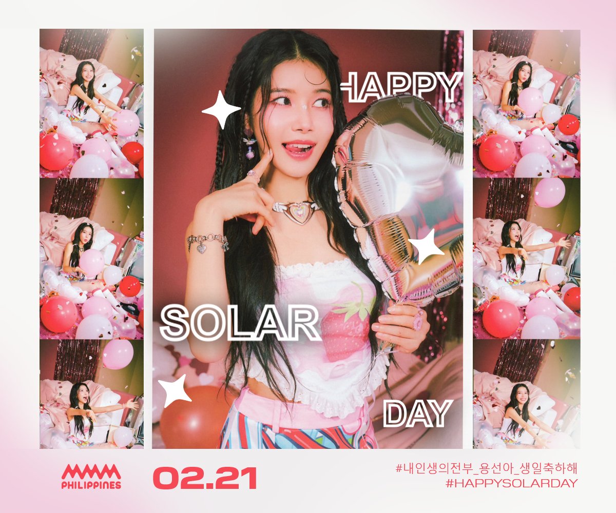 To our brightest ray of sunshine, to Mamamoo's BEST LEADER! Happy 33rd Birthday Mother Yongsun!

Keep on shining and inspiring Moos &amp; Yongsunnies!

#내인생의전부_용선아_생일축하해 
#HAPPYSOLARDAY