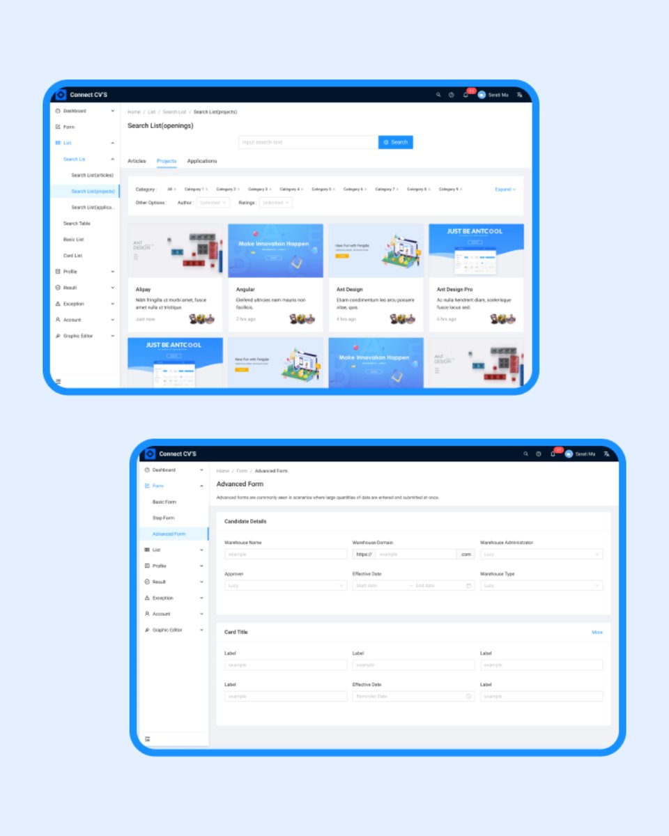 marsdevs's tweet image. Crafting the Future of AI Job Portals – Design Showcase | Episode 18
Discover the art of intuitive design with our latest creation! From seamless UI to data-driven dashboards, our design transforms the Connect CV’S experience.
#MarsDevs #UIDesign #AIJobPortal #DesignMatters
