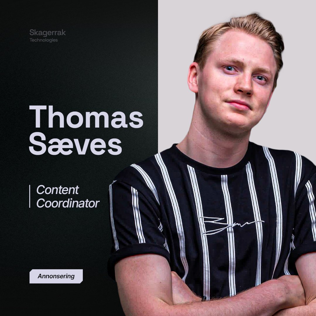 Thomas Norden Sæves blir ny Content Coordinator i Skagerrak Technologies 🙌

Les mer om annonseringen her 👇
linkedin.com/feed/update/ur…