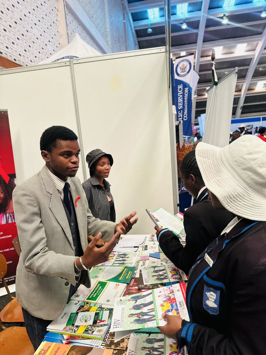 Our team is proudly exhibiting at the #NationalYouthDay celebrations in Bulawayo today and tomorrow! 

🕺Stop by the <a href="/naczim/">NAC Zimbabwe</a> booth to explore valuable information on the health and wellbeing of young people. Don’t miss out!

#EmpowerYoungPeople #HealthFirst
