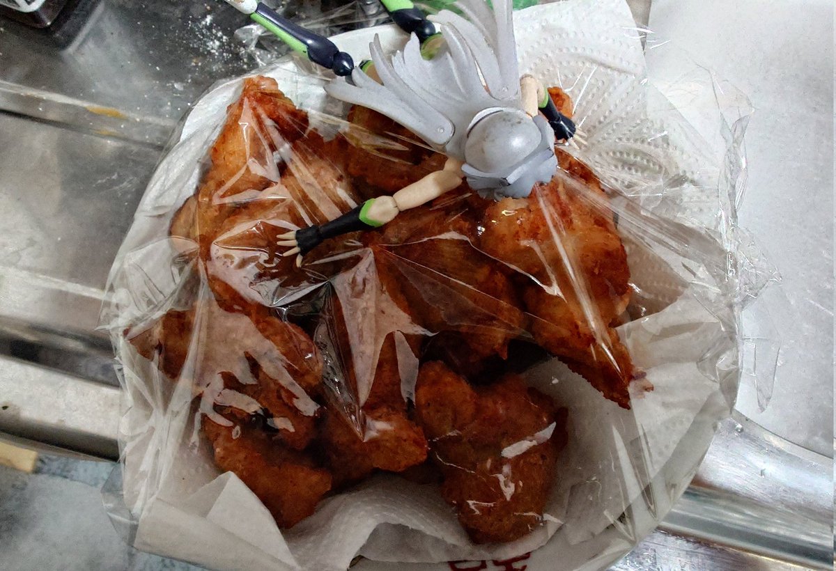 唐揚げ一杯作ってくれた^^ 