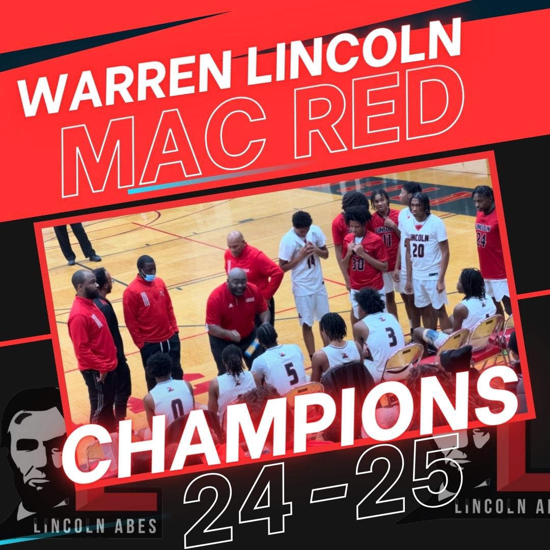 CONGRATS TO OUR COACHING STAFF AND PLAYERS.

2024-2025 MAC RED CHAMPS

#GoLincoln
#Road2Repeat