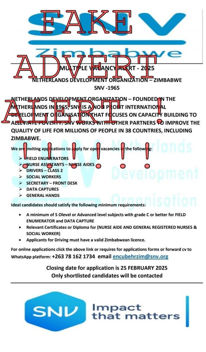 SNV Zimbabwe tweet media