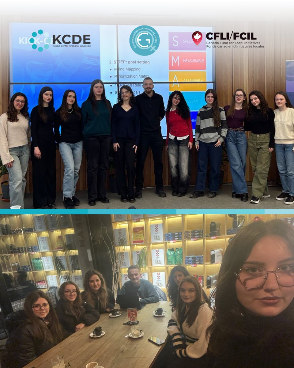 🎯 Career Orientation me koleget – Projekti EGEC 🚀
Në kuadër të projektit EGEC, trajnerët e secilit drejtim zhvilluan sesione Career Orientation me studentët!

Ky projekt u mbështet nga:
🇨🇦 <a href="/CanadaCroatia/">Canada in Croatia and Kosovo</a> 
🇨🇦 Canada Fund for Local Initiatives