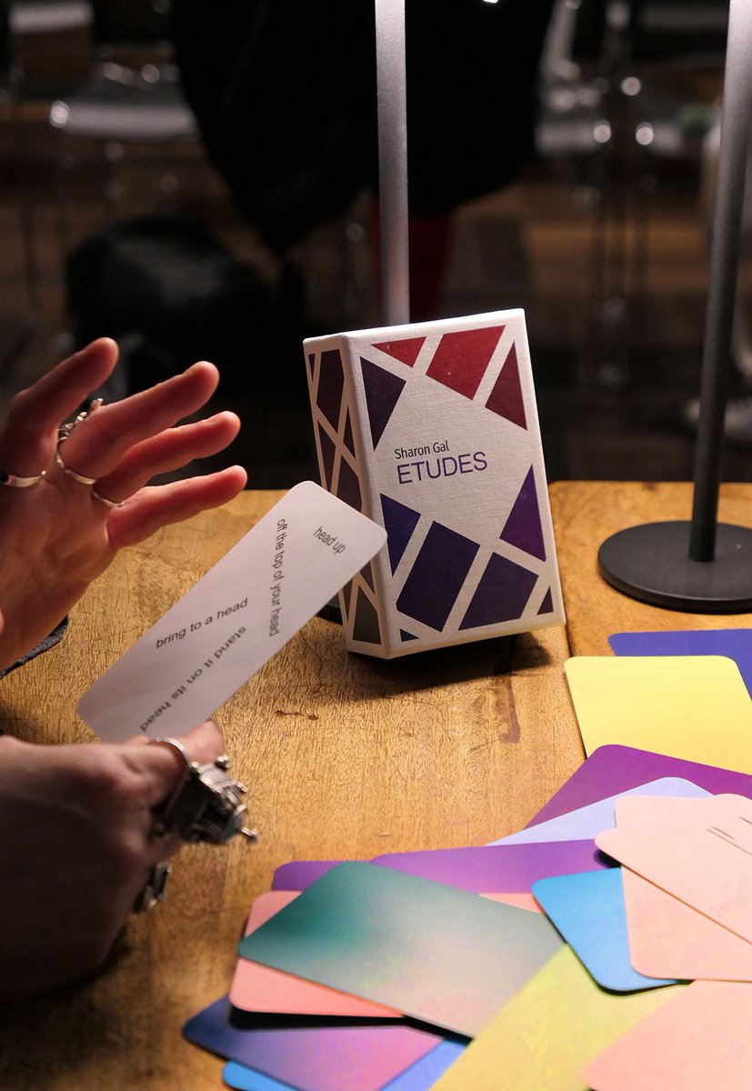 SharonGalWorld's tweet image. Delightful & energising experience last night @ The Warburg Institute exploring creativity, ideas & emotions with different people, working with the Etudes by Sharon Gal for insight & perspective. Joyful & playful evening
#tarotreading #magik #cards #soundart @Warburg_News