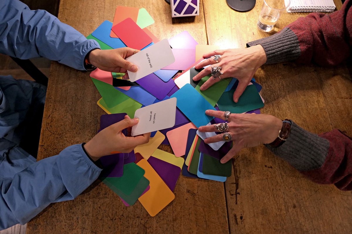 SharonGalWorld's tweet image. Delightful & energising experience last night @ The Warburg Institute exploring creativity, ideas & emotions with different people, working with the Etudes by Sharon Gal for insight & perspective. Joyful & playful evening
#tarotreading #magik #cards #soundart @Warburg_News
