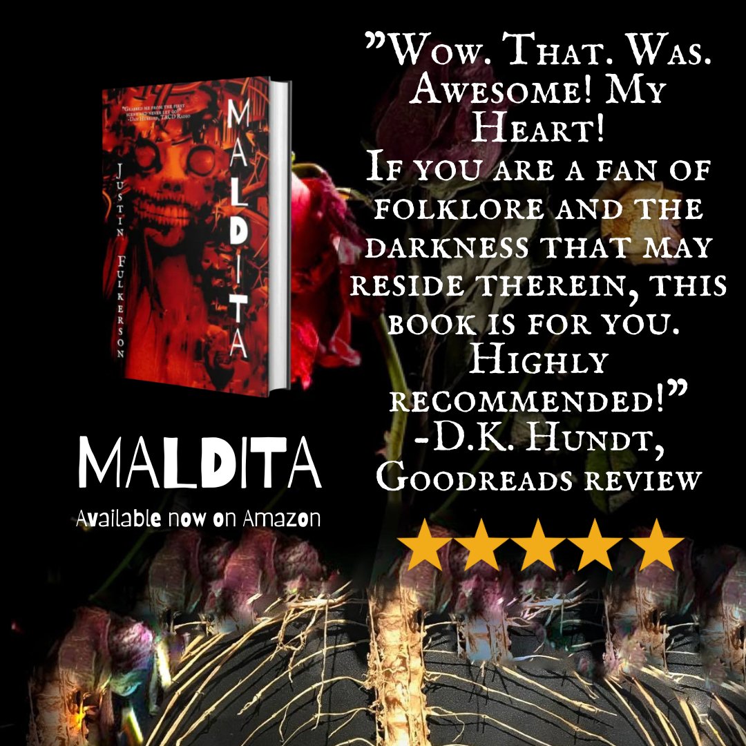 JustinFulkerson's tweet image. A heart-breaking collision course steeped in Mexican folklore and terror. Pick up a copy for MALDITA today! The reviews don't lie. #horror
amazon.com/dp/B0DKDBNC8S