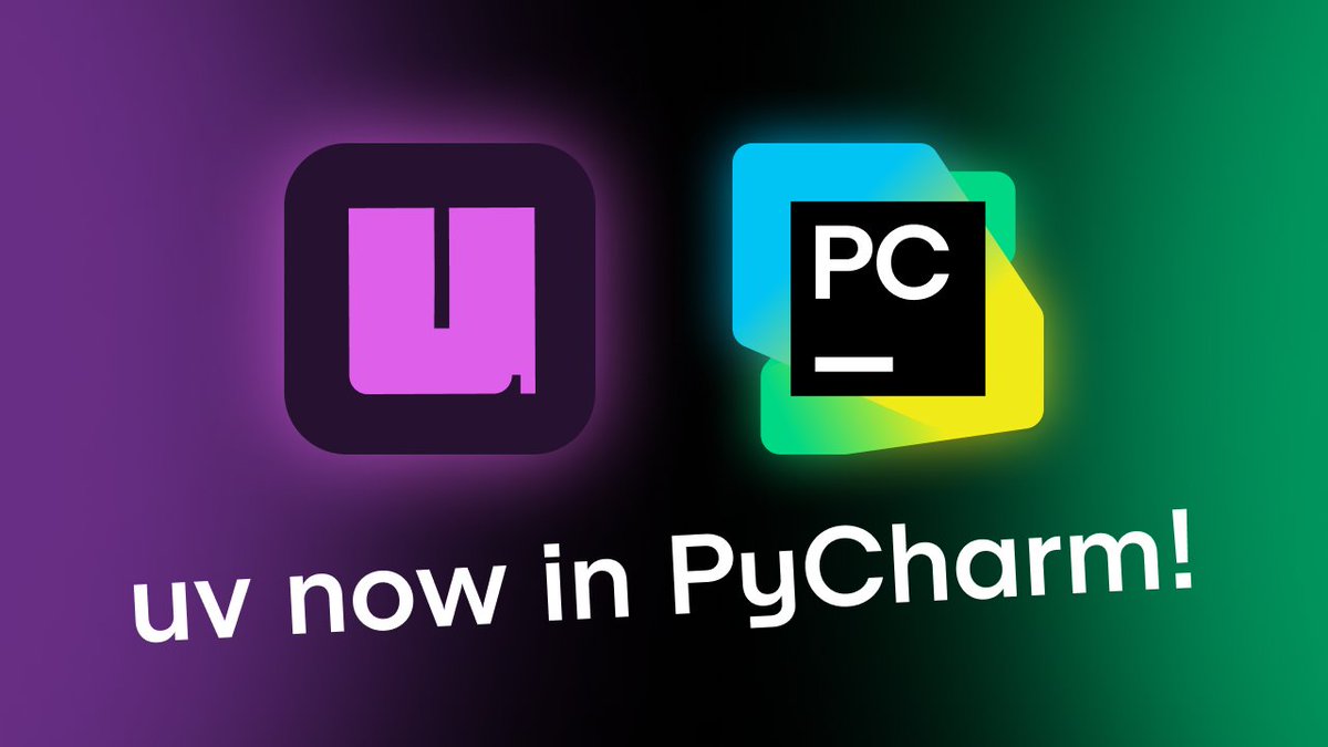 Faster installs and smoother workflows – #uv is available in PyCharm!

Improve your package management with PyCharm! Learn how to:

✅ Install uv in the IDE
✅ Use uv as a project interpreter
✅ Manage dependencies with ease

🔗 Watch now: jb.gg/uv-pc 🔗