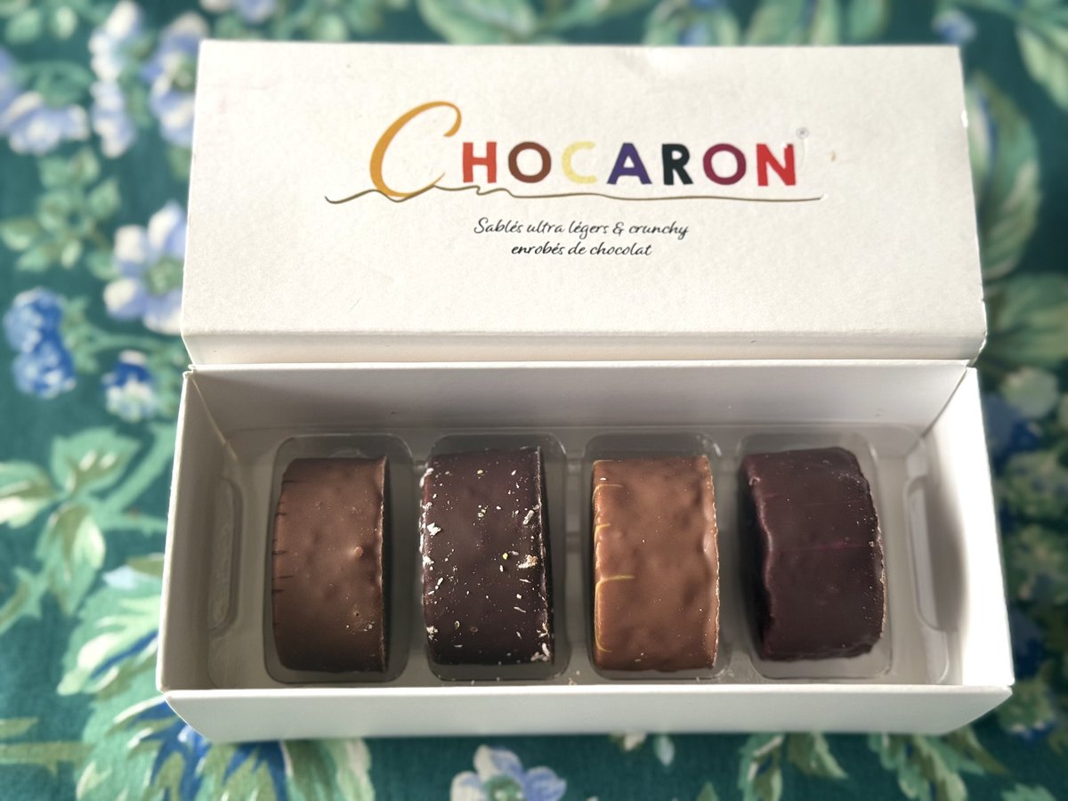 カンタン バイィ ショカロン 2025。今年は4種アソート。チョコに包まれ