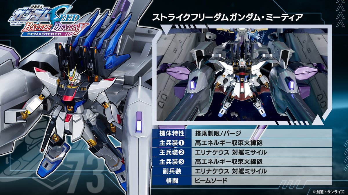 ☆機動戦士ガンダムSEED BATTLE DESTINY REMASTERED☆ ||◤ 参戦機体