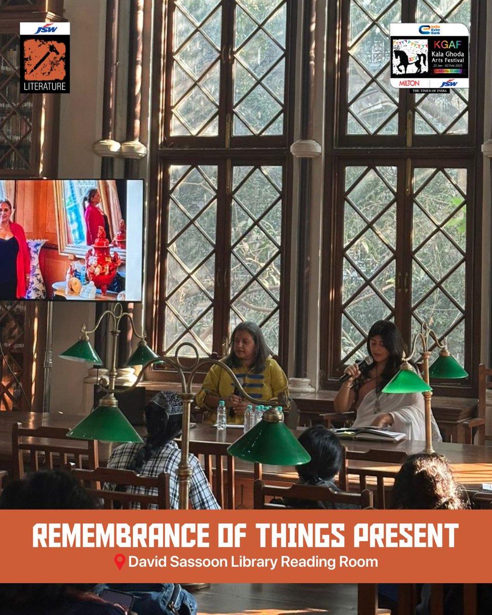 kgafest's tweet image. Preserving the Past for the Future! 

A deep dive into the art of archiving with Ulka Chauhan and Samira Sheth, who shared their incredible journey of documenting Goa’s 300-year-old heritage homes. 

#KalaGhodaArtsFestival #KGAFXXV #crossmaidan #davidsassoonlibrary