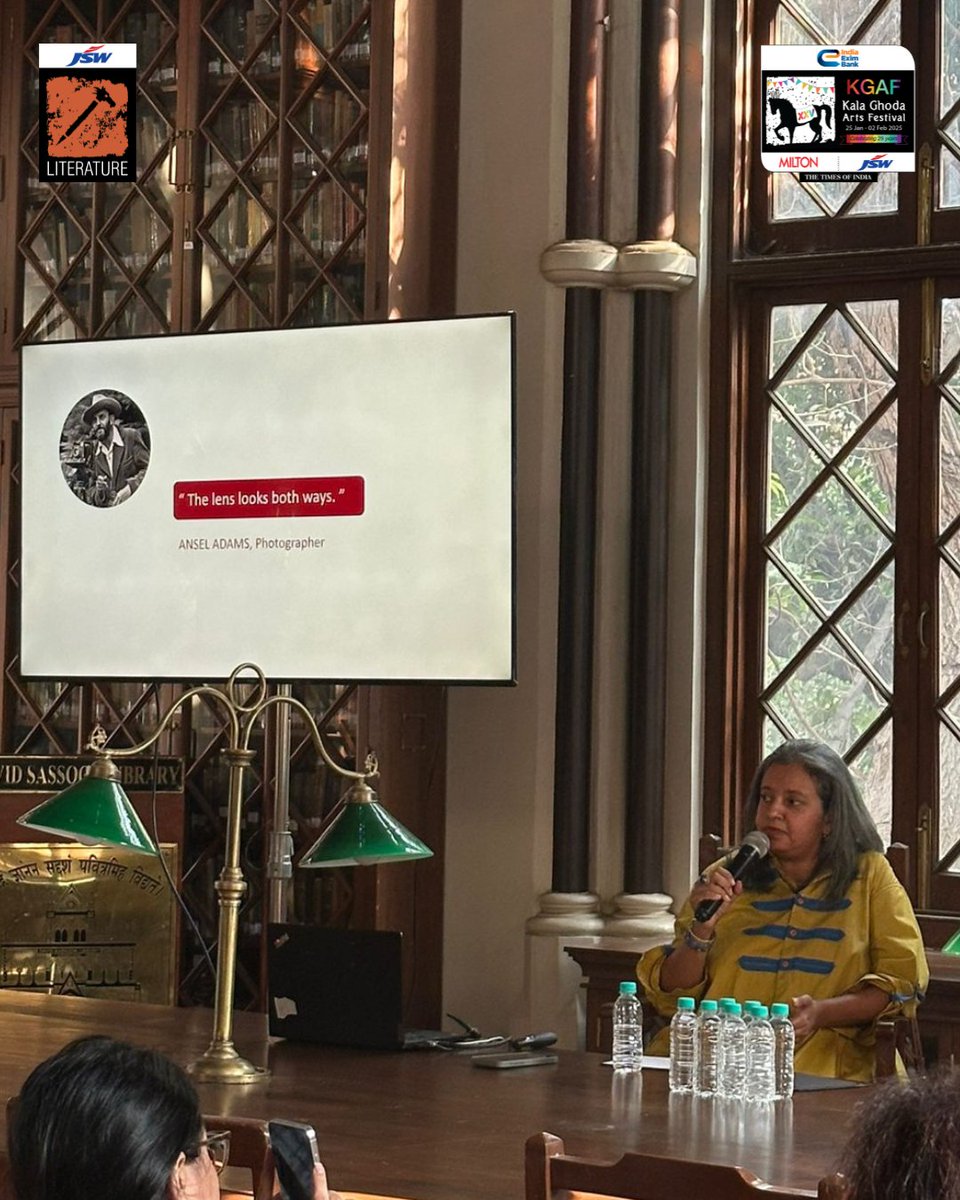 kgafest's tweet image. Preserving the Past for the Future! 

A deep dive into the art of archiving with Ulka Chauhan and Samira Sheth, who shared their incredible journey of documenting Goa’s 300-year-old heritage homes. 

#KalaGhodaArtsFestival #KGAFXXV #crossmaidan #davidsassoonlibrary