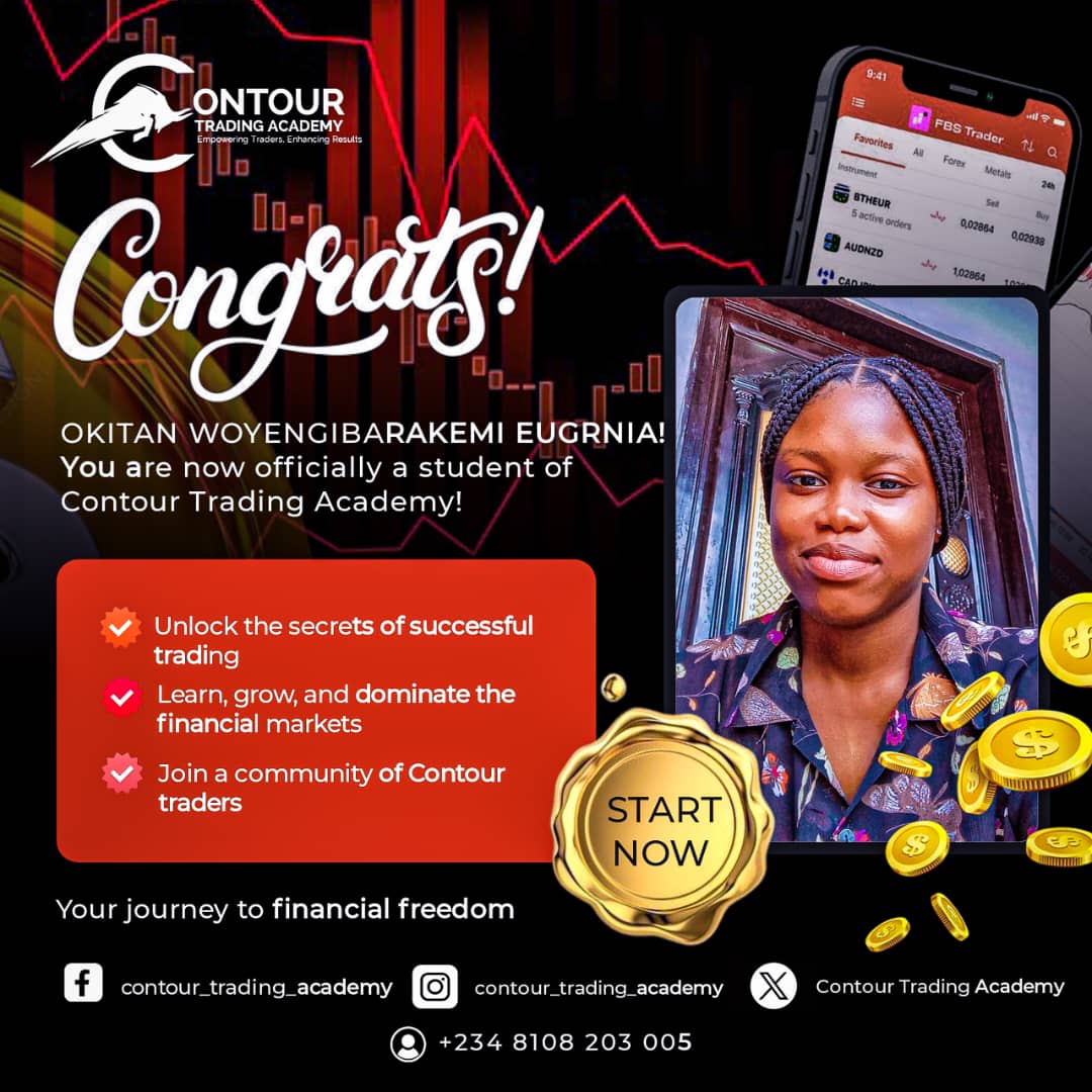 ContourFx22's tweet photo. Congratulations🎊🎉 to these future Contour traders! 🚀 They’ve taken the first step toward mastering the markets. Who’s next? 🔥 #ContourTradingAcademy #ContourTraders #wearecontour https://t.co/qoJvBQ7sj8