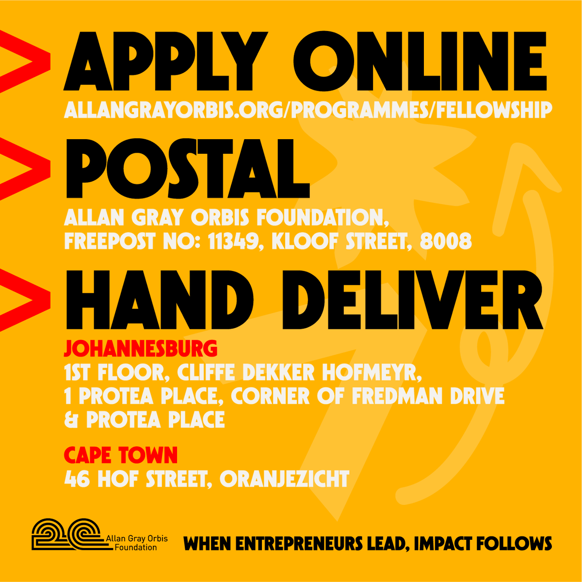 AllanGrayOrbis's tweet image. Hey, grade 12 learners! Are you wondering how to apply for the 2026 Allan Gray Fellowship Programme?

We have all the details here: allangrayorbis.org/programmes/fel…

#AllanGrayFellowship #HowToApply #ShapeYourFuture #Entrepreneurship #FutureLeaders #ChooseYourPath