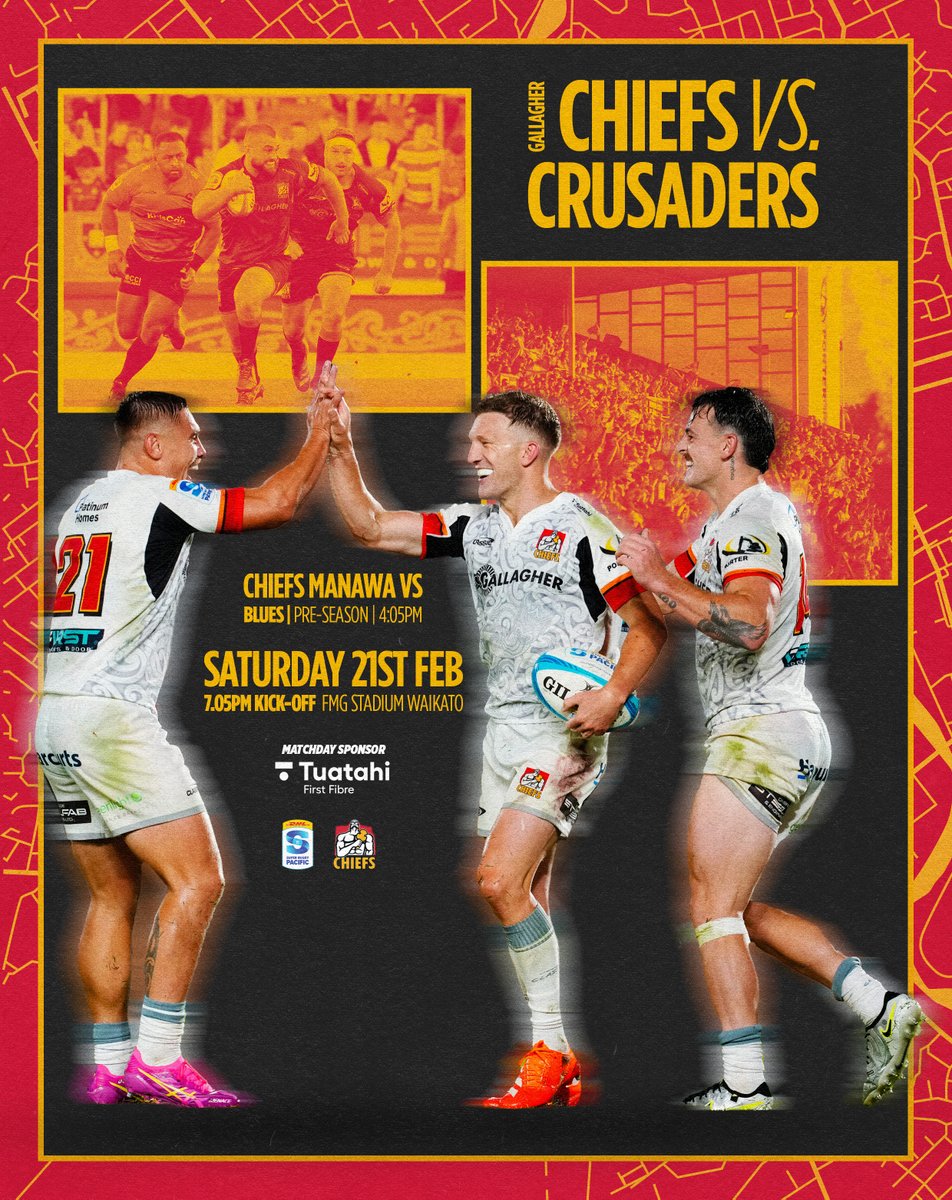 FRIDAY NIGHT LIGHTS 😤
Grab your tickets below and help us pack FMG Stadium Waikato 
🎟️ - chiefs.flicket.co.nz
Memberships - chiefs.flicket.co.nz/memberships