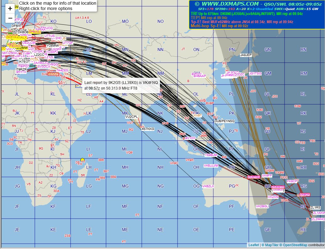 6 meters this morning !!!
#50Mhz