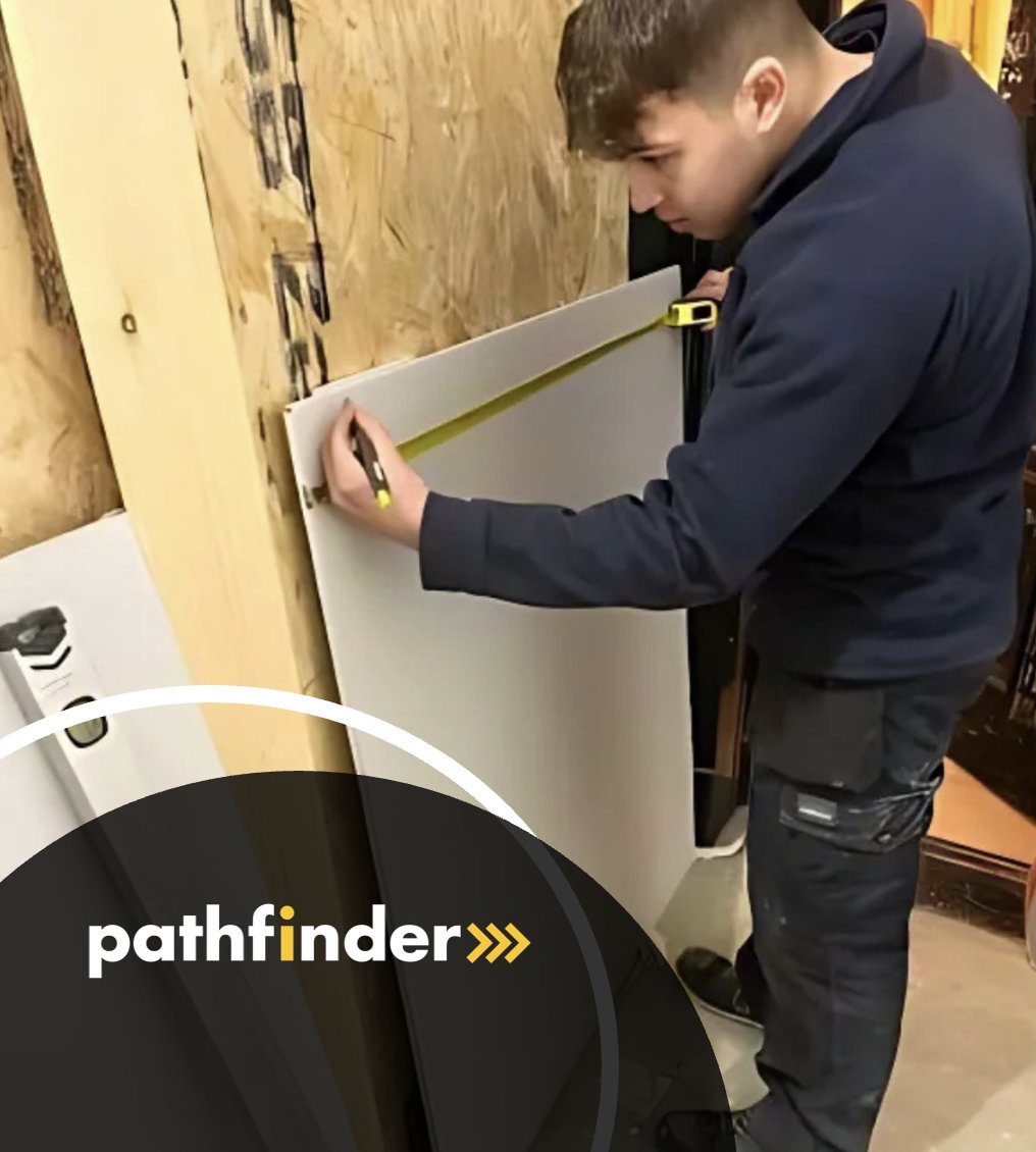 Well done Pearce! Congratulations on securing a Modern Apprenticeship with a brilliant local employer in DR Fraser Joinery and Builder. Pearce has really embraced the guidance, support and opportunities presented throughout his time on Pathfinder. Cracking young guy too! #Jobs