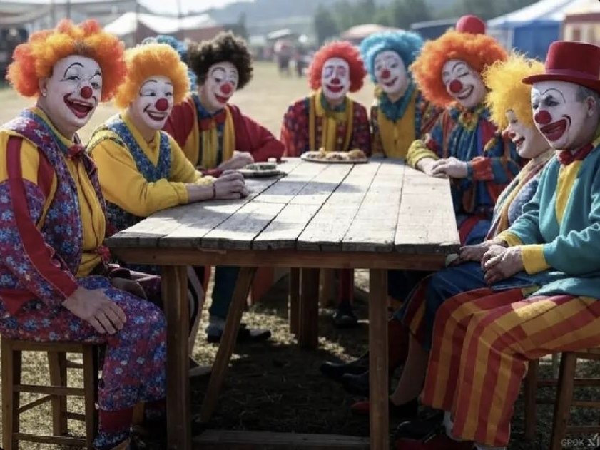 Réunion du conseil d'administration de la #LFP ⚽️🤣
#Clowns : 
#labrune 
#NasseralKhelaïfi #Qatar
#Olivierletang 
#PabloLONGORIA #OM
#JeanPierreRIVERE #nice
#DAZN  #beINSPORTS 
#football ⚽️
#foot ⚽️