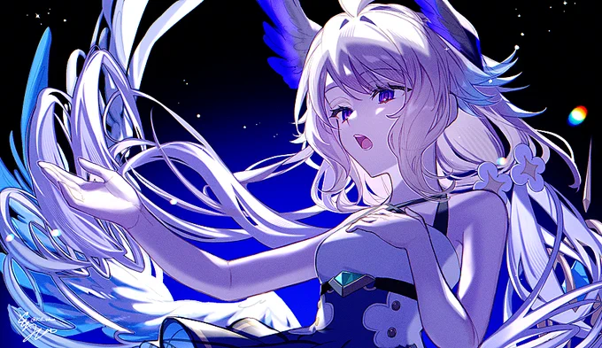 Beautiful song bird#EnnDay2025 #Palouette #エナーアート いつも素敵な歌声をありがとうHappy birthday Enna 
