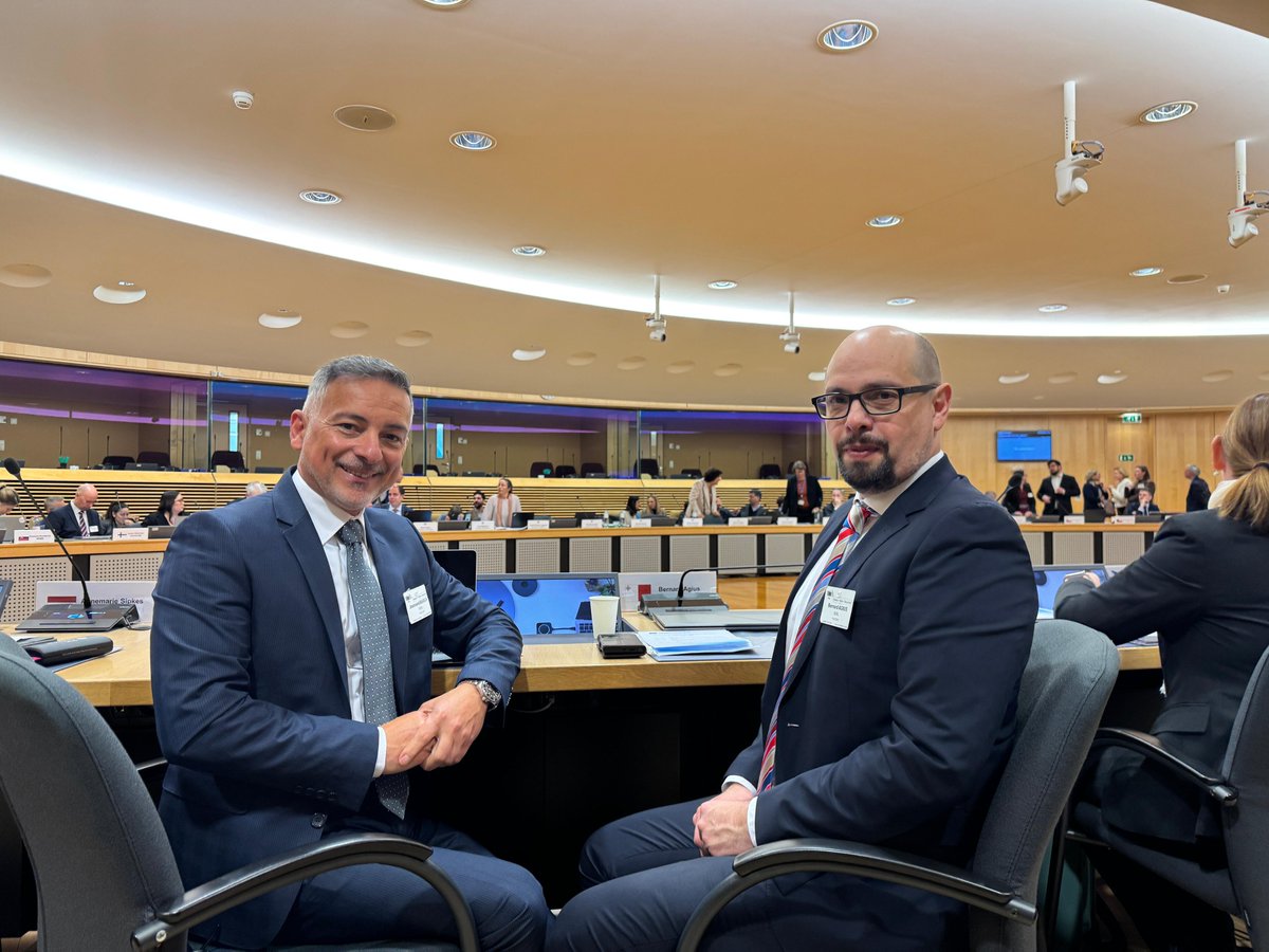 The MCA, Malta’s Digital Services Coordinator under the DSA, participated in the 12th European Board for Digital Services meeting, marking its first anniversary. CEO Jesmond Bugeja &amp; Manager Bernard Agius represented MCA in discussions on the DSA’s EU-wide implementation. #DSA