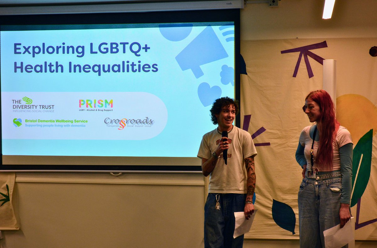 We kicked off #LGBTQ+HistoryMonth by attending an event all about LGBTQ+ Health Inequalities, set up by @voscurbristol 🏳️‍🌈🏳️‍⚧️

We spoke about drug and alcohol use among LGBTQ+ people, chemsex, substance-linked-sex, access to services for trans people and sexual health testing.