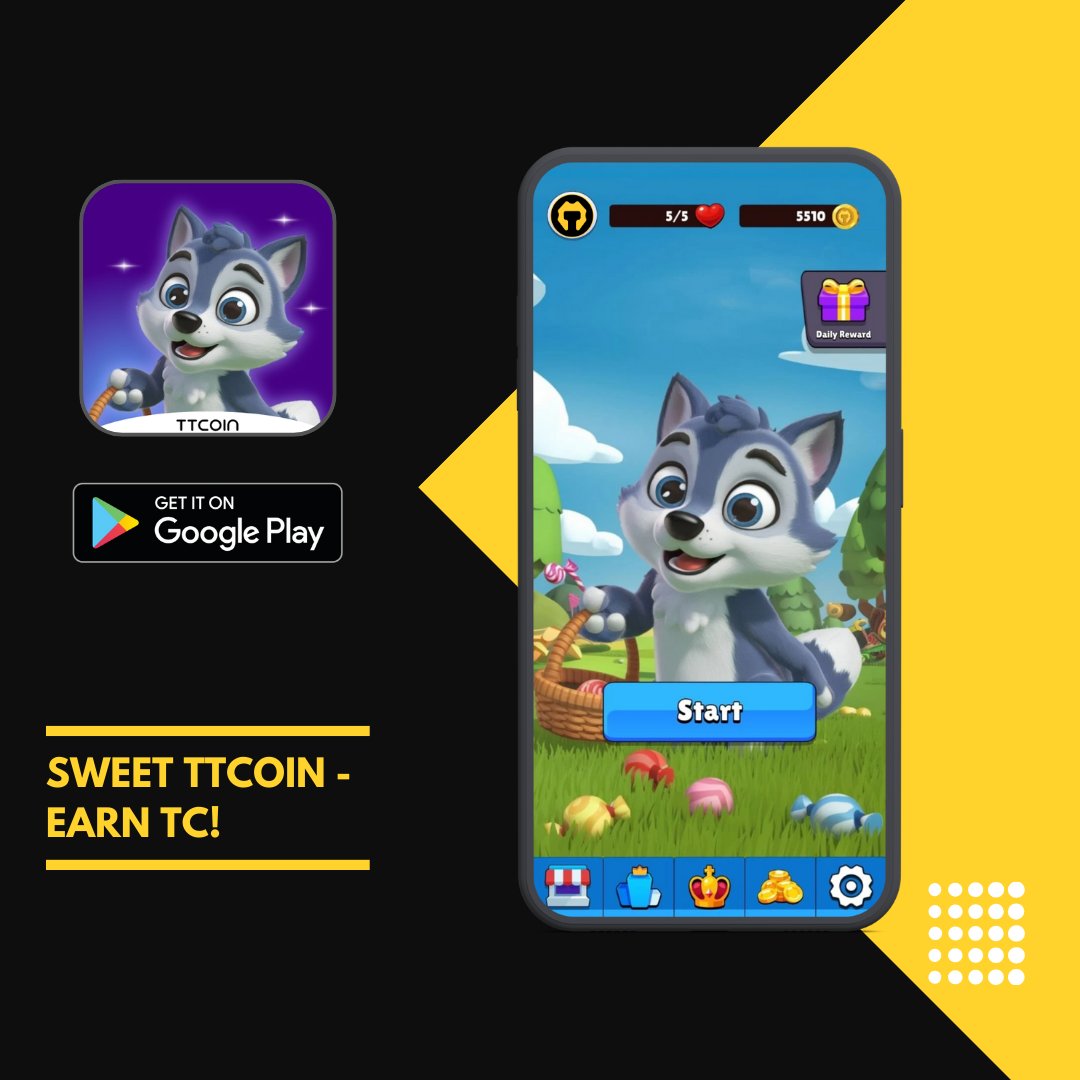 ttcoinofficial's tweet photo. Sweet TTcoin has been updated! 🎉

Now pass the levels by popping the candies! 🍬🔥 Download now and start playing! 📲 

https://t.co/3Gx9VPBgG9

#SweetTTcoin #MobileGame #Game #TTcoinNetwork https://t.co/vGjqeIytK6
