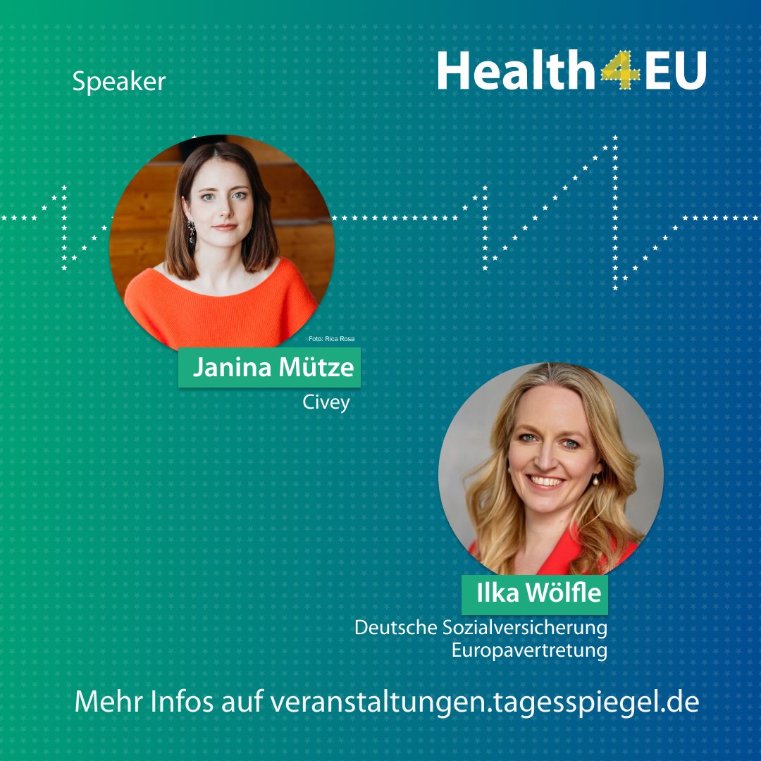 Tagesspiegel Live (@live_tsp) on Twitter photo #Tagesspiegel-Konferenz #Health4EU: ZukunftsDialog Europäische Gesundheit | 10. April 2025 in Berlin
Diskutieren Sie mit Expert:innen die großen Zukunftsthemen, die die Gesundheitswelt von morgen prägen werden!
👉veranstaltungen.tagesspiegel.de/3VYPX7?utm_sou…
In Partnerschaft mit <a href="/PharmaDeu/">Pharma Deutschland</a> #Tagesspiegel-Konferenz #Health4EU: ZukunftsDialog Europäische Gesundheit | 10. April 2025 in Berlin
Diskutieren Sie mit Expert:innen die großen Zukunftsthemen, die die Gesundheitswelt von morgen prägen werden!
👉veranstaltungen.tagesspiegel.de/3VYPX7?utm_sou…
In Partnerschaft mit <a href="/PharmaDeu/">Pharma Deutschland</a>