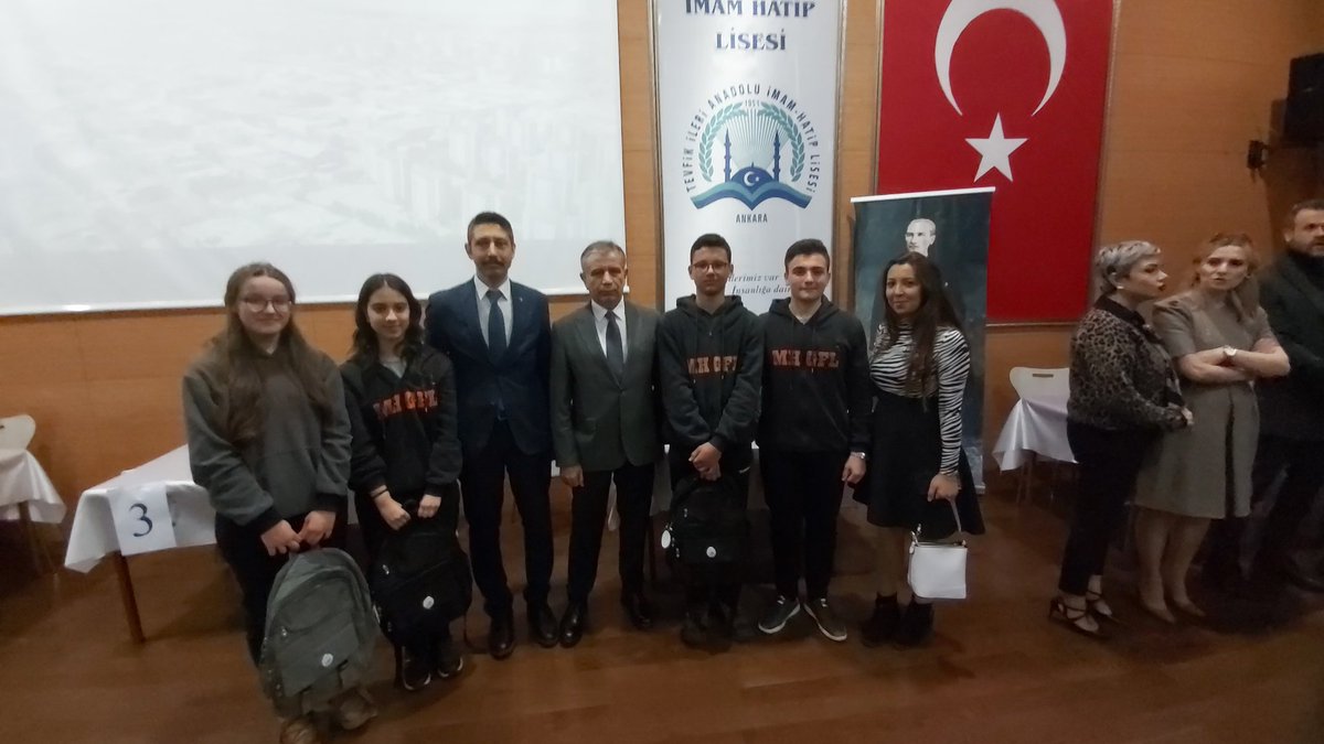 fatiherdogan79's tweet photo. Okulumuz İlimiz Dilimiz Bilgi ve Kültür Yarışmasında Ankara Birincisi olmuştur.  Öğrencilerimizi tebrik ediyorum. Öğretmenlerimiz Kutlay ARAS ve Büşra YILDIZ KASAP 'a teşekkür ediyorum. @mhgfenlisesi 
@KemalYildirim80 
@KaymakamParlar 
@kkazanmem 
@TCKahramankazan 
@kocakysr https://t.co/BvWqpDXhY0