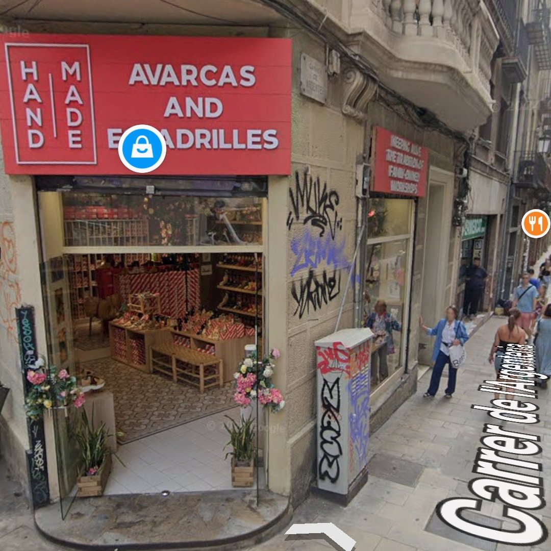 joanmarc_p's tweet photo. @FerranSuay @bibiloni I els botiguers que "no hi hagin pensat", potser que comencin a prendre'n nota, fer un raconet pel canvi de rètol i així fins a obtenir el nivell C. "Avarcas i espadrilles" >> FORA. "Avarques i espardenyes", #CONFORME
(matís, cortesia de @jordigalves). C. #Argenteria de #BCN. https://t.co/uhnqBgPBix