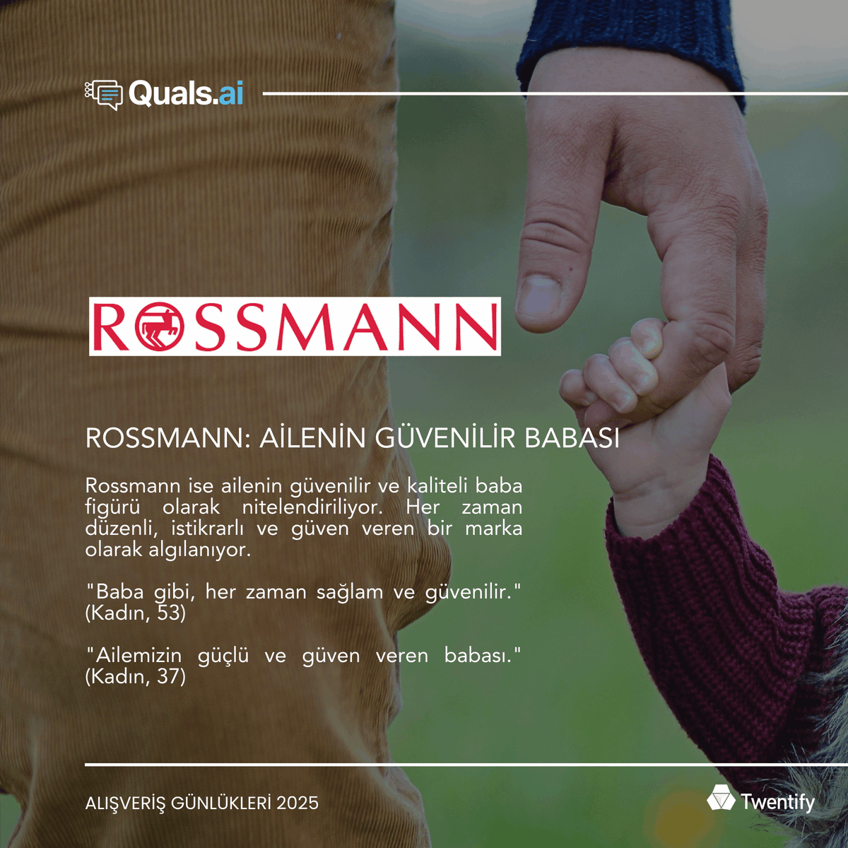 Gratis, Watsons ve Rossmann tüketiciler için sadece mağaza değil, farklı karakterlere sahip bireyler gibi! Alışveriş Günlükleri 2025’in 3. bölümünde, tüketicilerin bu markalara yüklediği kimlikleri ve alışveriş motivasyonlarını mercek altına alıyoruz:
bit.ly/419HLNn