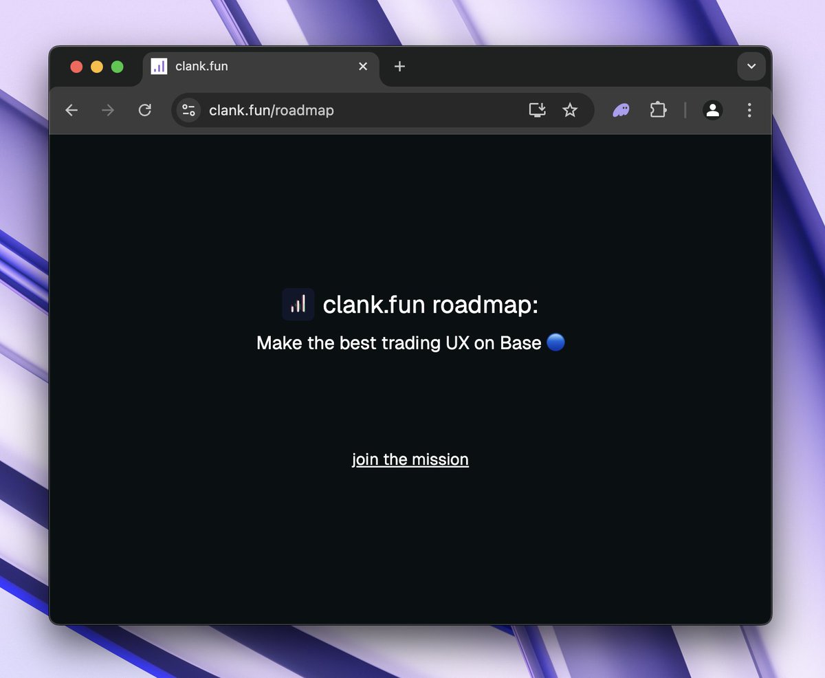 clankfun's tweet photo. we just want to build a great product

market cap, % gain and all of that is nice and certainly helps us in some ways

but it's crazy how much pushback you can get in web3 just for wanting to build a great product first 

product focus is our immovable object https://t.co/tRCv5Sekvt