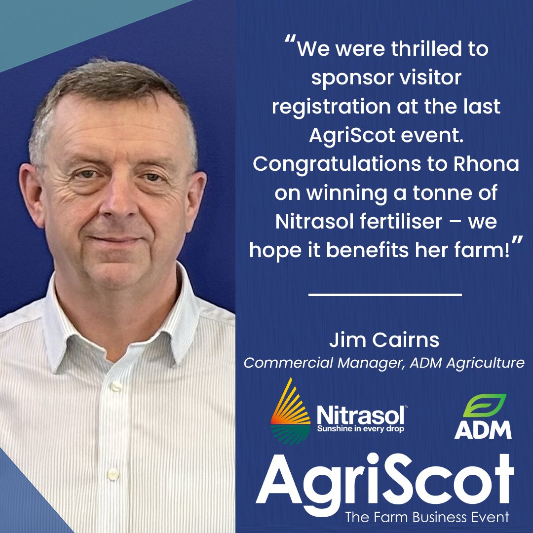 Visitors who registered in advance for #AgriScot24 were entered into a draw to win £500 worth of foliar liquid fertiliser or an upgrade to an enhanced nitrogen load with AdvaNShield inhibitor, courtesy of <a href="/ADMAgriculture/">ADM Agriculture Ltd</a> &amp; <a href="/NitraSol/">Nitrasol</a>.

👏🏼Congratulations to our winner, Rhona Gray🎉