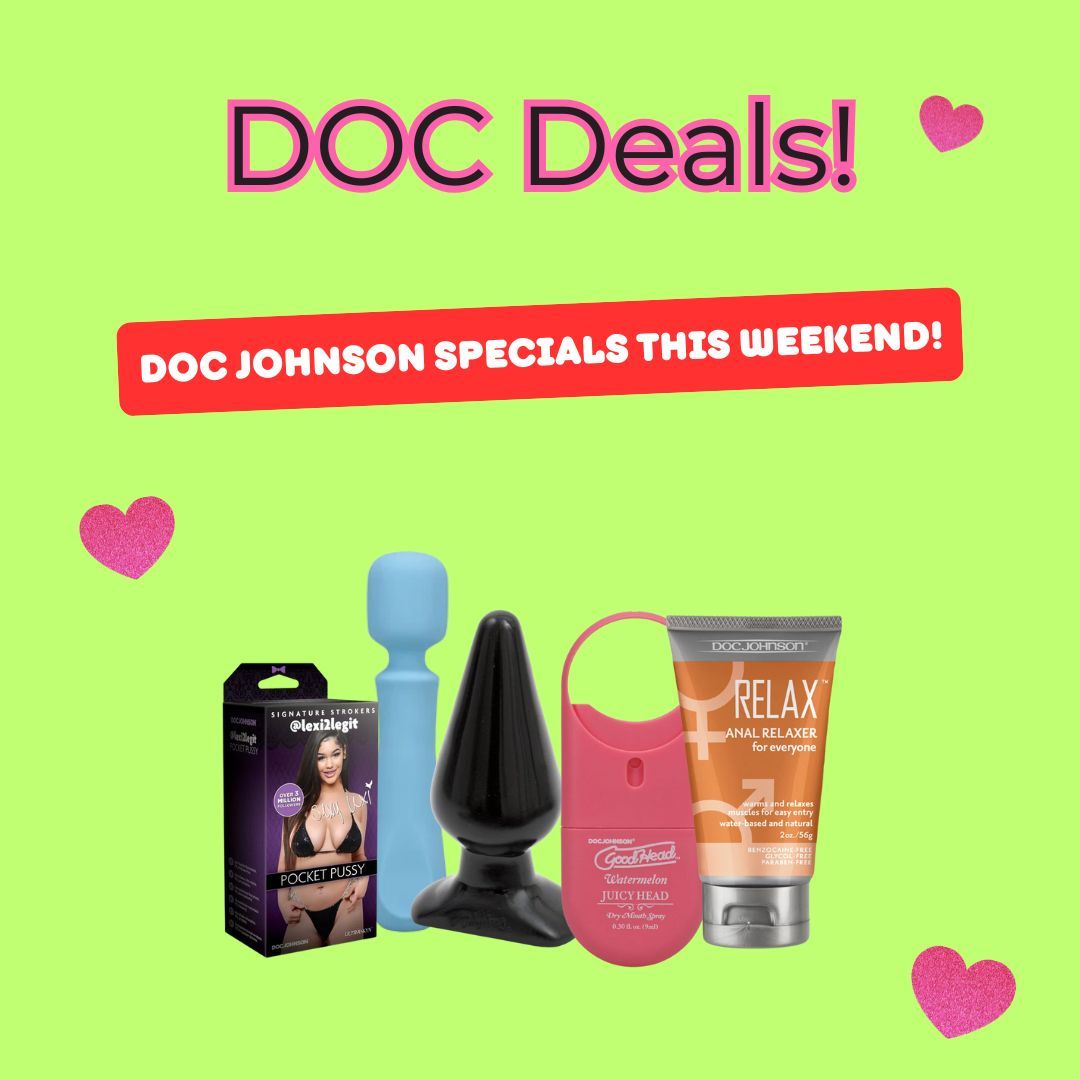 What's Up Doc?

buff.ly/43aEi3o 

#randyfox #docjohnson #vibesales #goodvibesonly #discounts #adultshops
#adultshop #onlineadulttoys