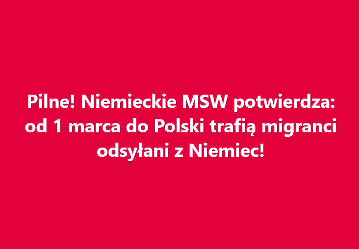 Proszę o RT. Media reżimowe o tym milczą!